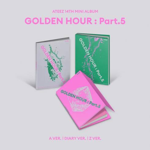 [PRE-ORDER] ATEEZ
14TH MINI ALBUM 'GOLDEN HOUR: PART 5' (A VER / DIARY VER / Z VERSION) (3CD SET) + POB